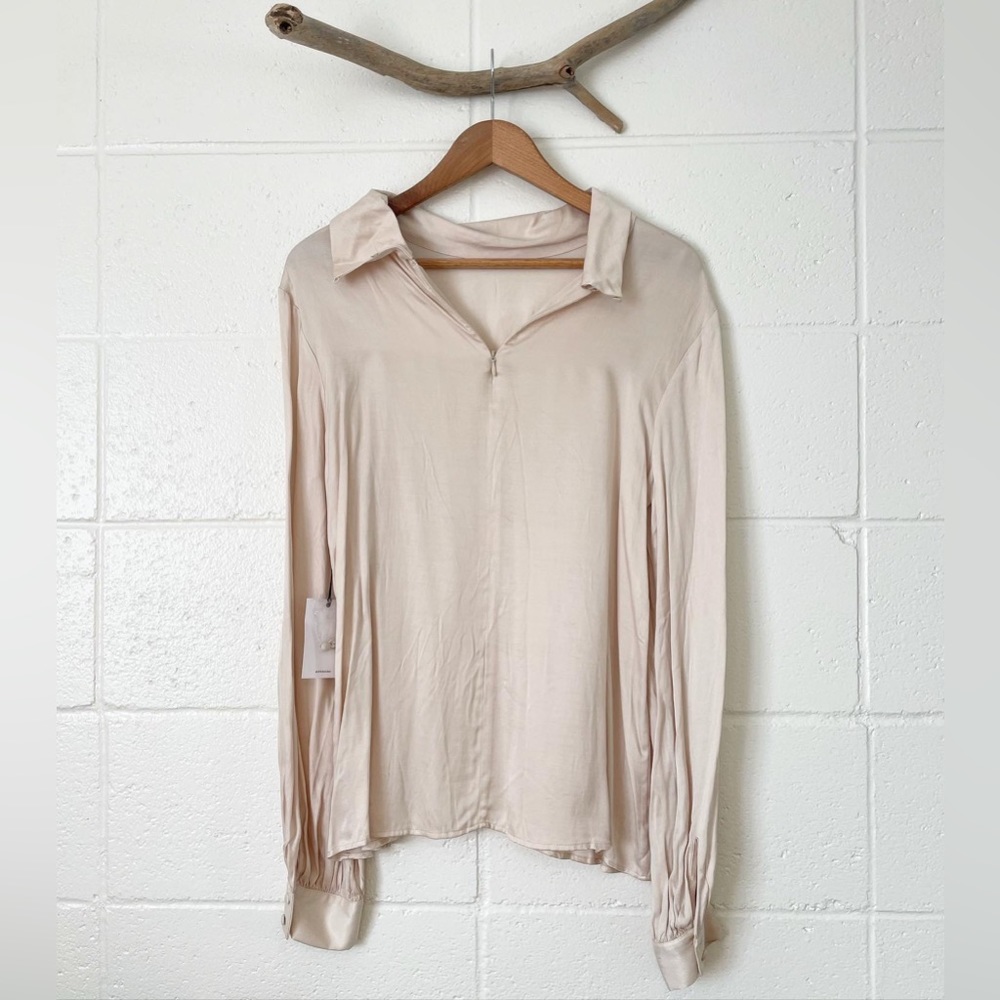 NWT LPA Boutique sleek long sleeve (from revolve) - quarter zip